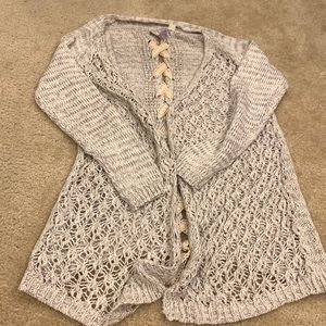 Lace detail cardigan from Francesca’s